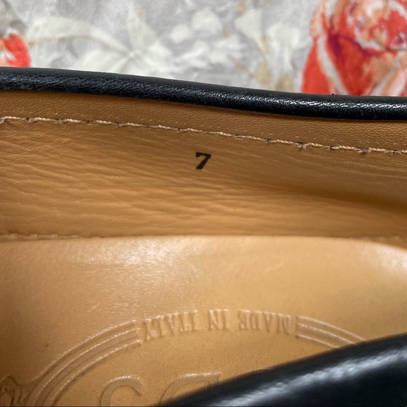 Tod’s Classic Black Leather Loafers size 7 - Picture 3 of 5